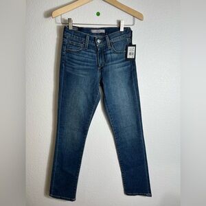 NWT Joe’s Lara mid rise straight ankle jeans dark wash 23